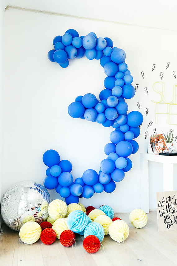 Modern super hero 3rd birthday party