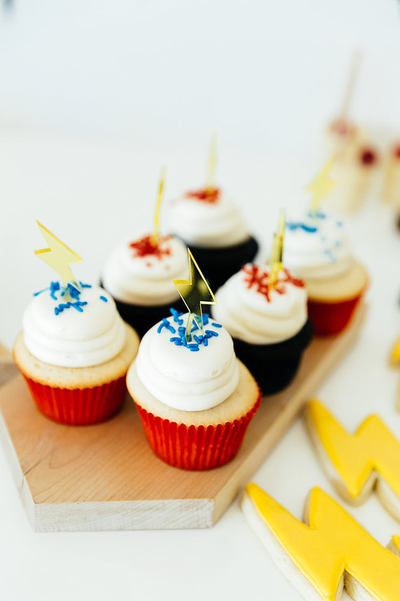 Modern super hero 3rd birthday party