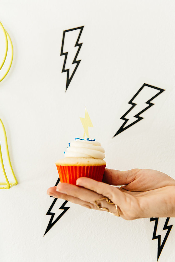 Modern super hero 3rd birthday party Inspiration