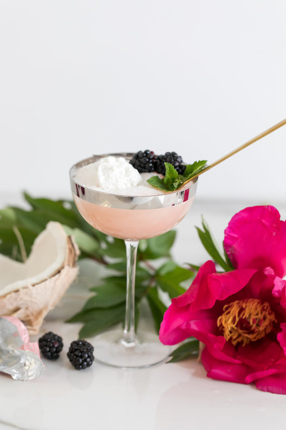 Coconut Water Sorbet Floats Inspiration