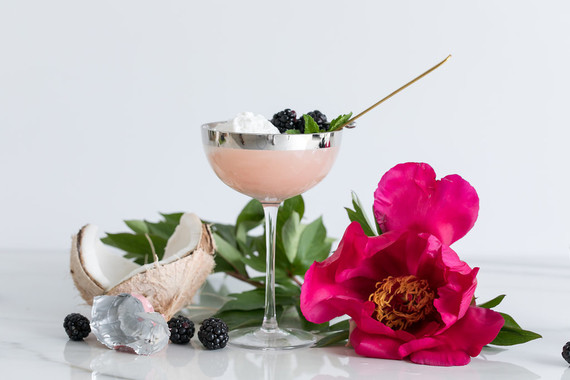 Coconut Water Sorbet Floats Inspiration