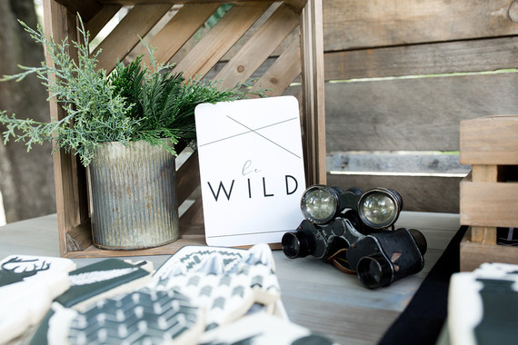 black and white 3rd birthday