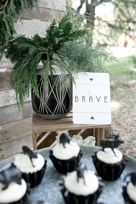 black and white 3rd birthday