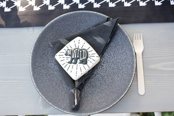 black and white 3rd birthday