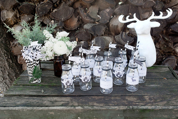 black and white 3rd birthday