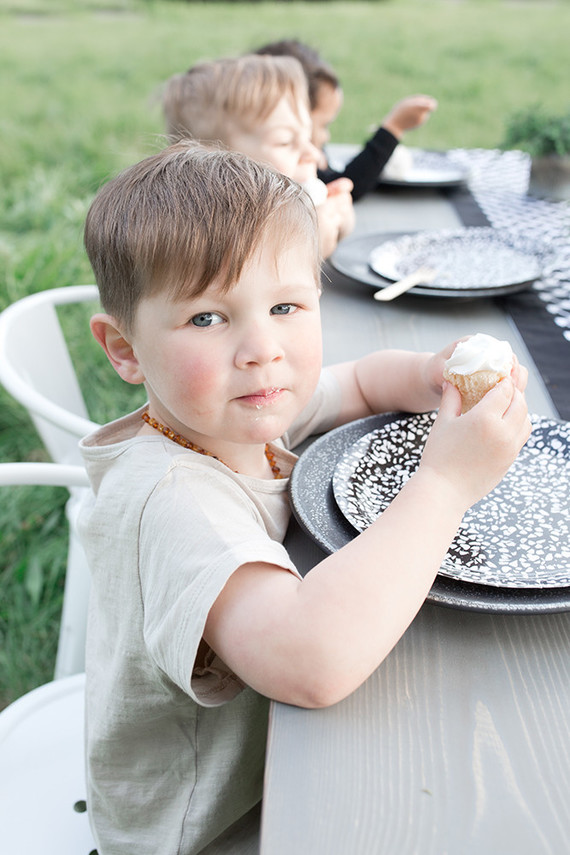 black and white 3rd birthday
