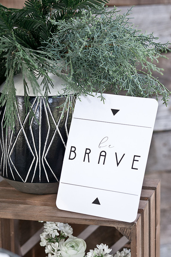 black and white 3rd birthday