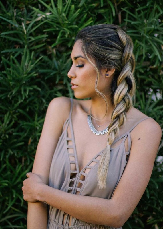 Braided hairstyle