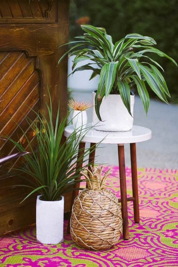 Tiki inspired bridal shower
