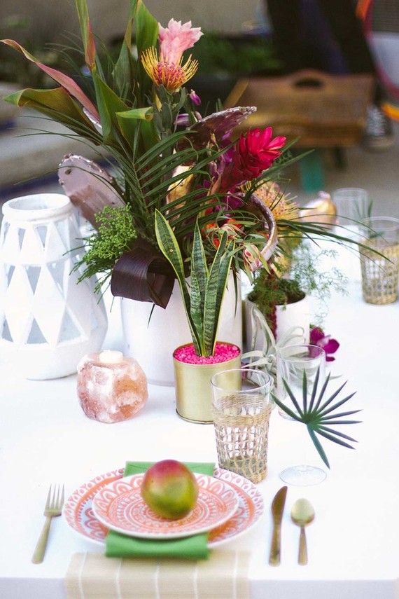Tiki inspiredÂ bridal shower Inspiration