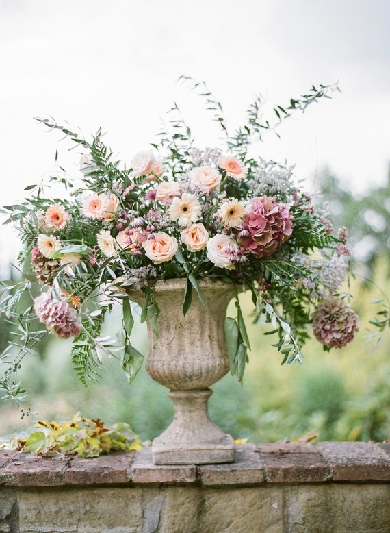 Spring floral arrangement