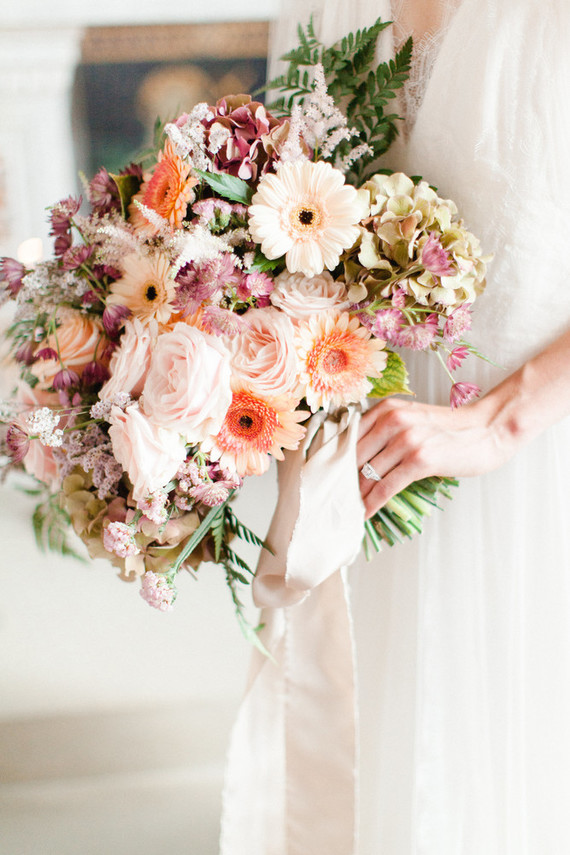 Spring bridal bouquet
