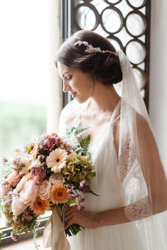 Jannie Baltzer bridal headpiece