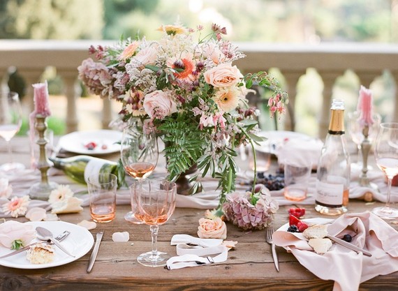 Romantic Florence tablescape