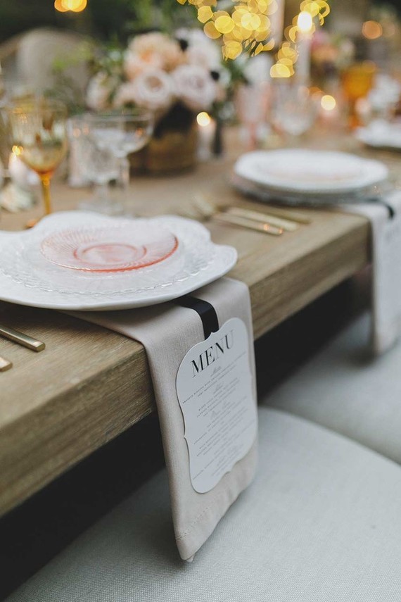 Elegant place setting Inspiration