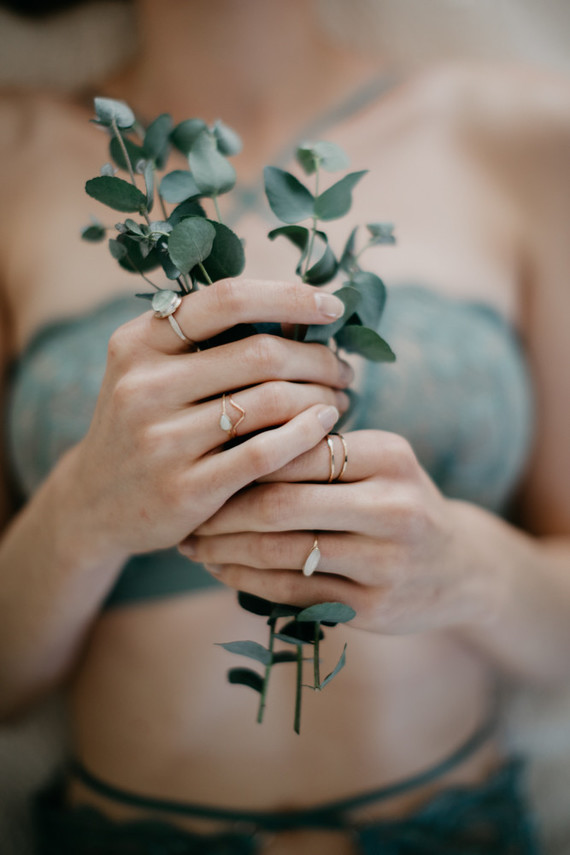 At home elopement inspiration in Maine