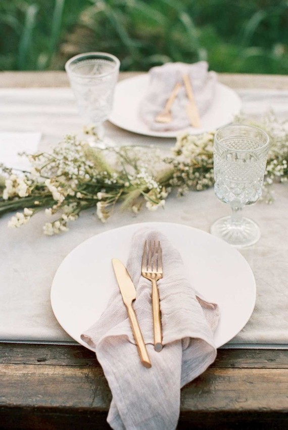 Romantic place setting Inspiration