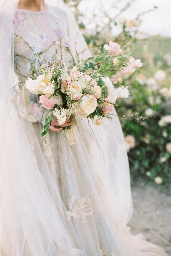 Romantic bridal bouquet