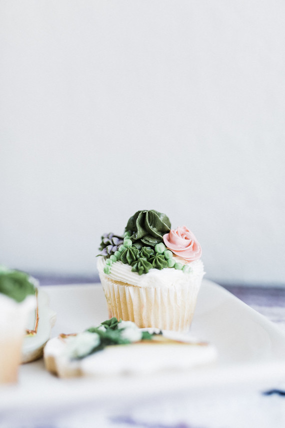 succulent cupcakes Inspiration