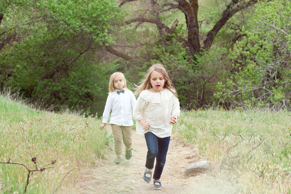 Family photos at Wind Wolves Preserve