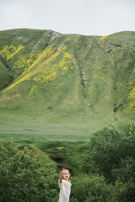 Family photos at Wind Wolves Preserve