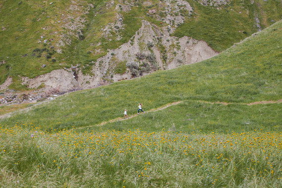 Family photos at Wind Wolves Preserve
