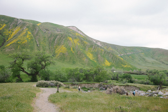 Family photos at Wind Wolves Preserve
