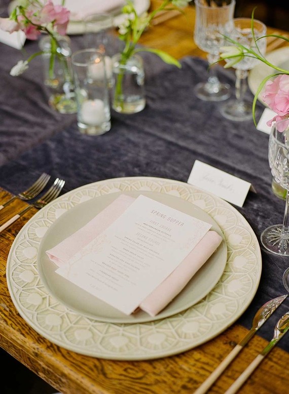 Dinner menu