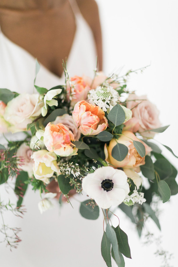 Spring bridal bouquet
