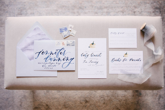 pancake baby shower invites