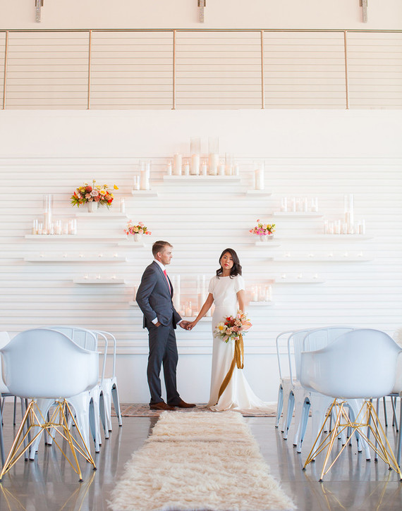 Modern wedding ceremony Inspiration