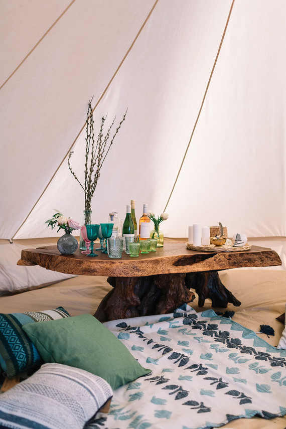 Glamping decor