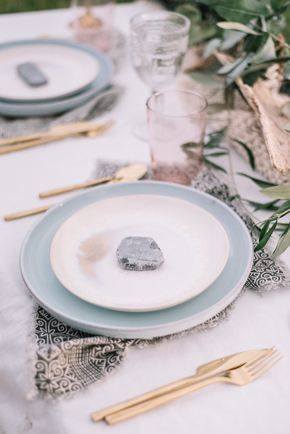Boho place setting