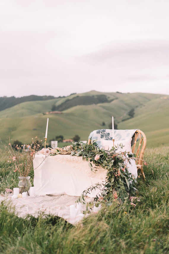 Field wedding