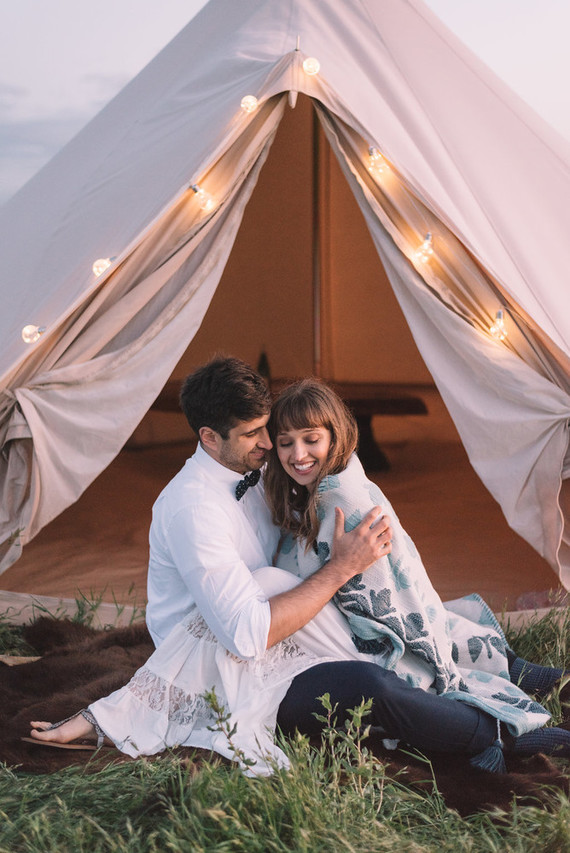 Glamping wedding