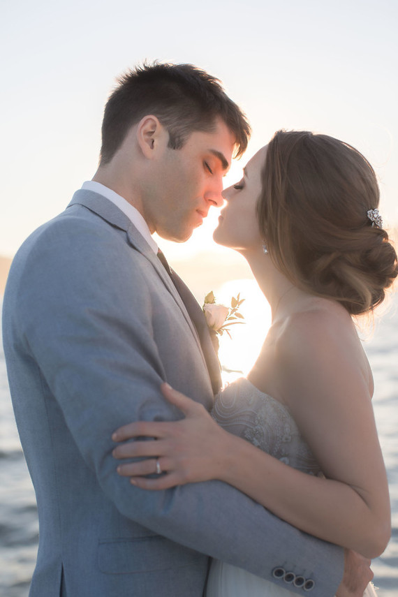 Sailboat wedding portrait
