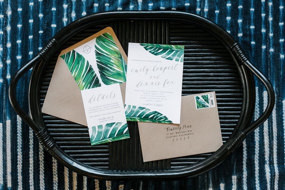 Tropical wedding invitations Inspiration