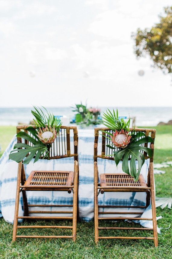 Protea chair flowers Inspiration