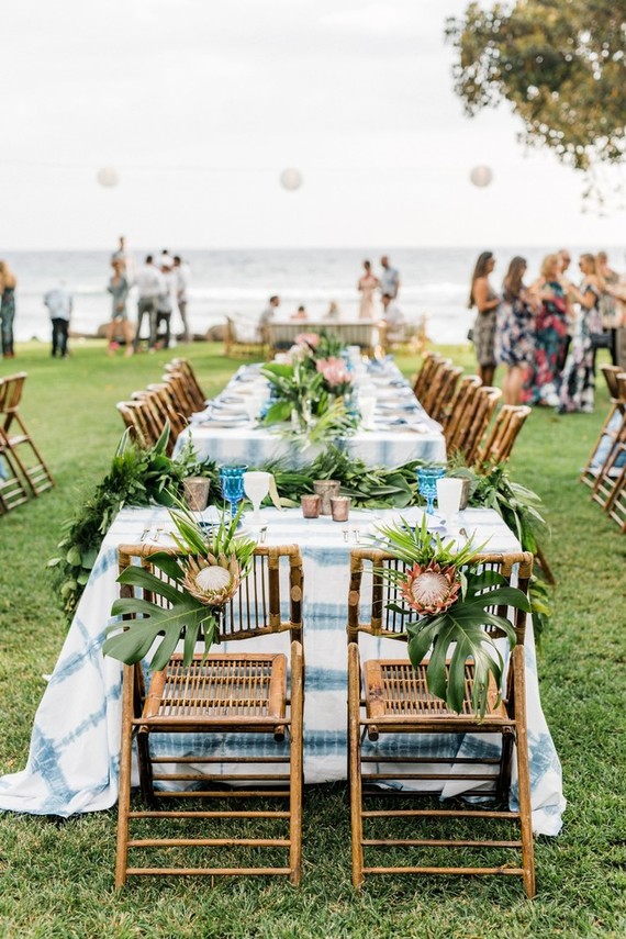 Bride and groom chairs