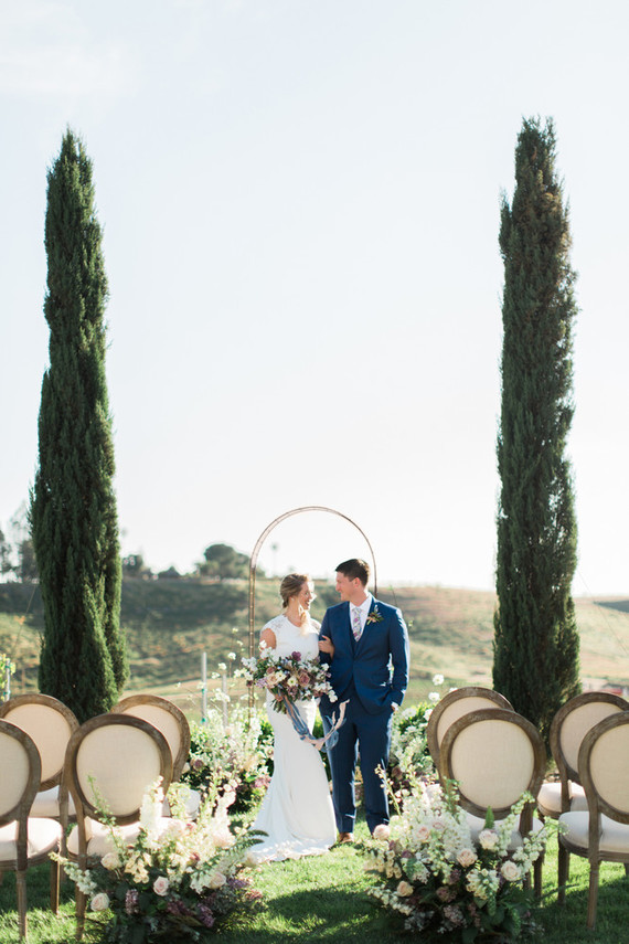 Wine country wedding