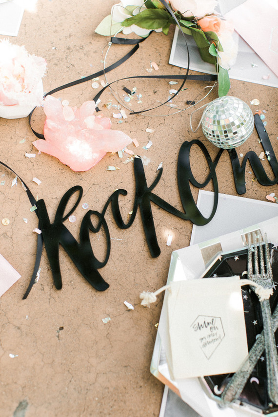 Boho rock n' roll kids birthday party