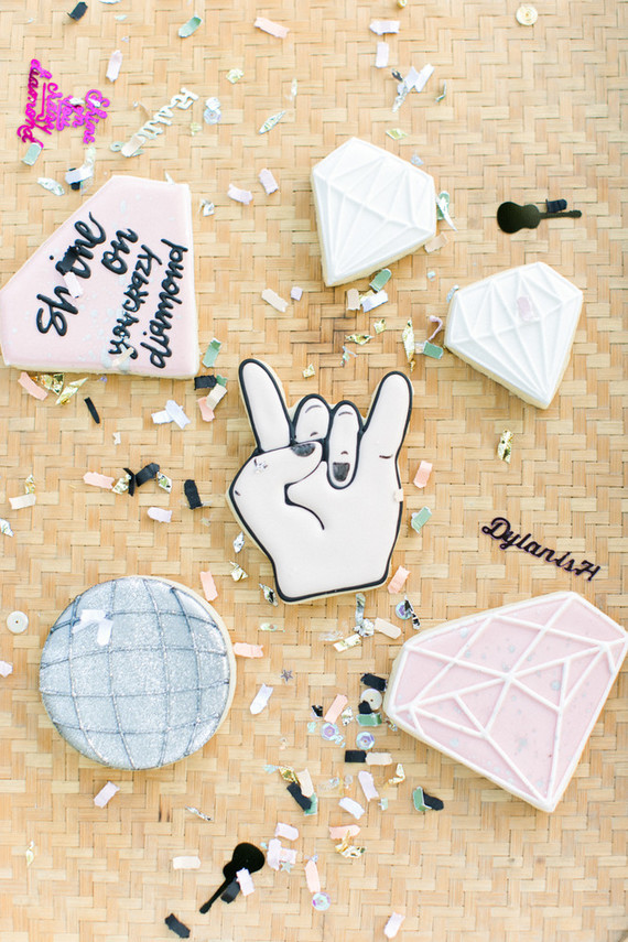 Boho rock n' roll kids birthday party