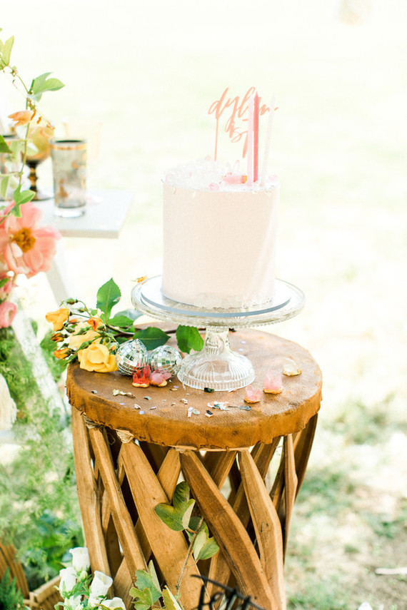 Boho rock n' roll kids birthday party