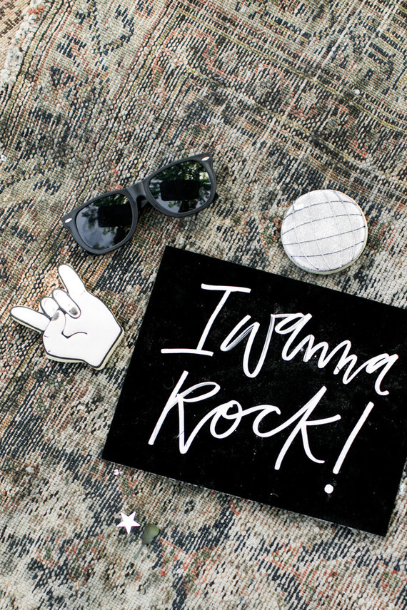 Boho rock n' roll kids birthday party