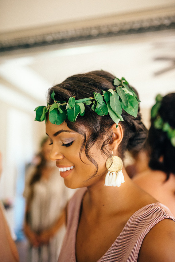 Greenery floral crown