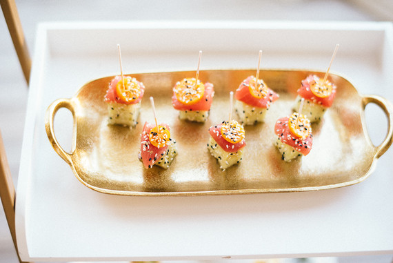 Ahi tuna bites