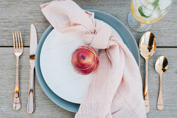 Fruit place setting