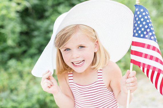 4th of July kids styled shoot