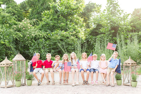 4th of July kids styled shoot
