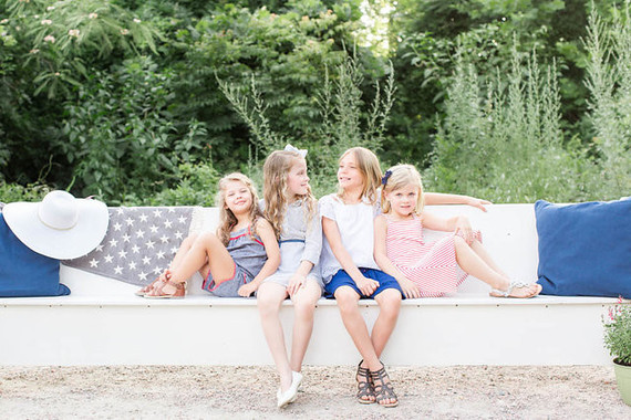4th of July kids styled shoot
